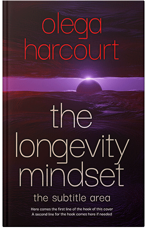 Premade Book Cover Aubergine