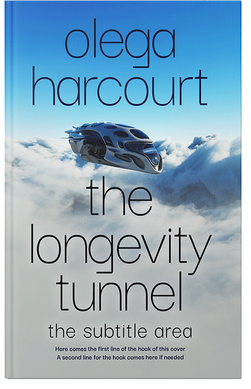 Front view of Premade Science Fiction Book Cover - Jelly Bean