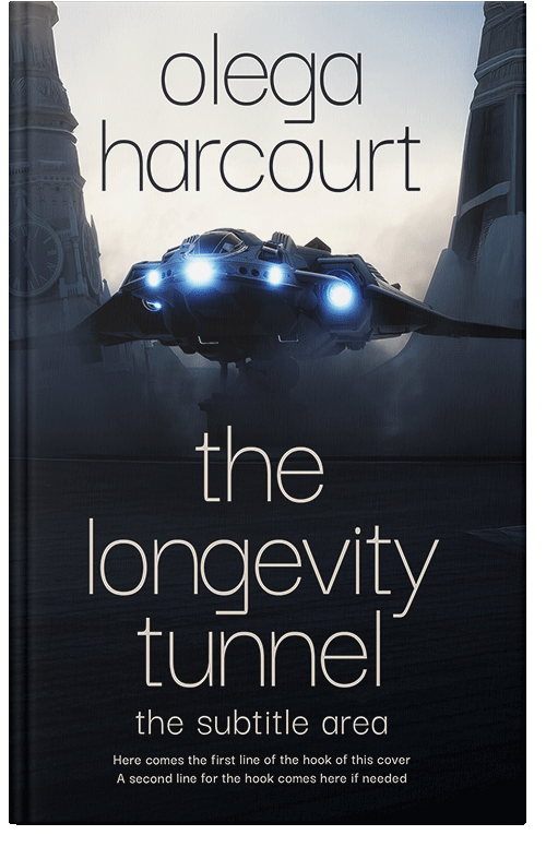 Front view of Vulcan #35659 - Premade Science Fiction Book Cover