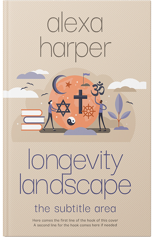 Front view of Bone #35676 - Premade Religion & Spirituality Book Cover