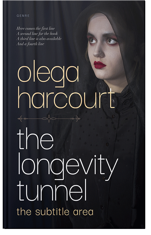 Front view of Premade Horror Book Cover - Cinder