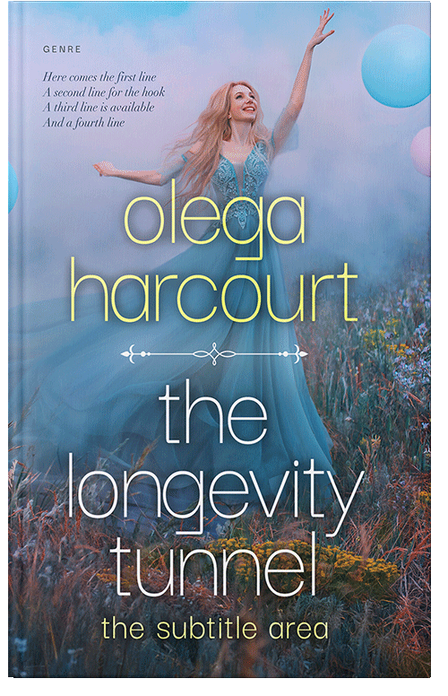 Front view of Premade Royal Romance Book Cover - Blue Bayoux