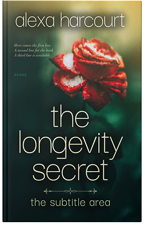 Premade Book Cover Antique Brass