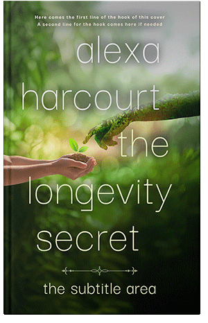 Premade Book Cover Turtle Green