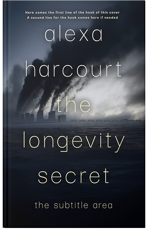 Front view of Premade Environment & Ecology Book Cover - Vulcan