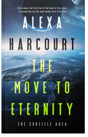 Premade Book Cover Beryl Green - ID 35739