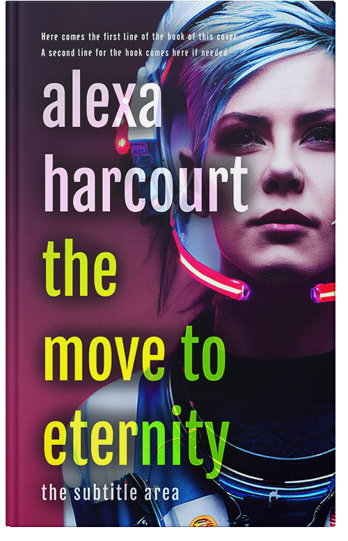 Front view of Premade Science Fiction Book Cover - Cameo