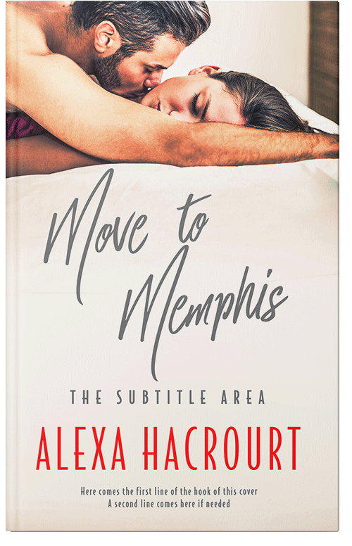 Front view of Premade Erotica Book Cover - Linen