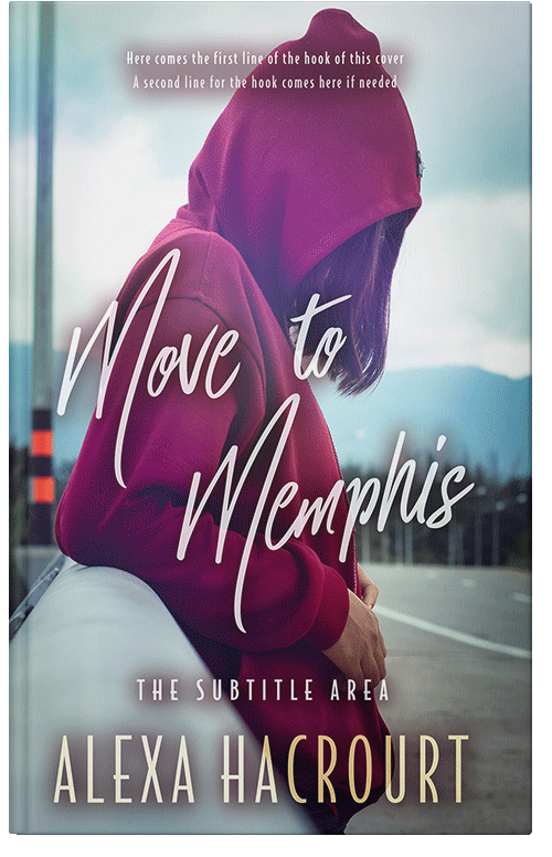 Front view of Premade Teen & Young Adult Book Cover - Silver Sand