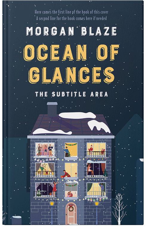 Front view of Premade Romance Book Cover - Big Stone