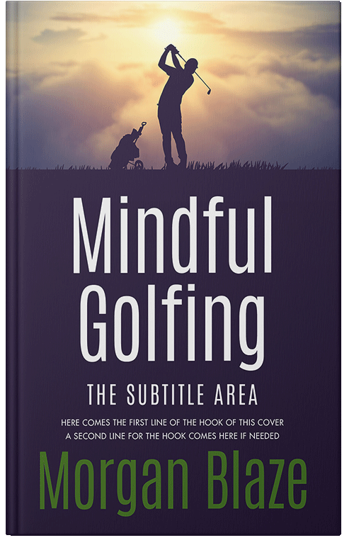 Front view of Premade Sports & Fitness Book Cover - Sapling