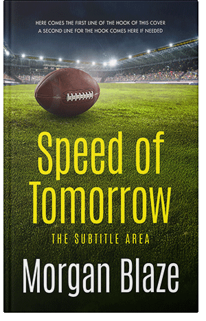 Premade Book Cover Black Olive