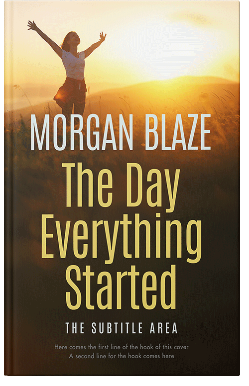 Front view of Premade Nature Book Cover - Sambuca