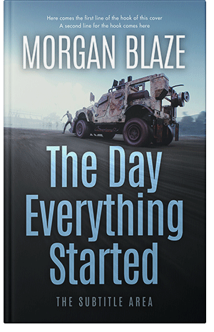 Premade Book Cover Shark