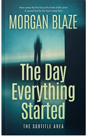 Premade Book Cover Moss Green