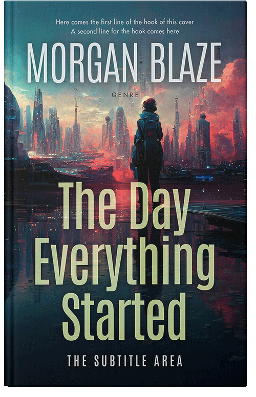 Front view of Premade Science Fiction Book Cover - Rodeo Dust