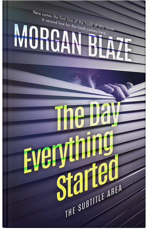 Front view of Premade Mystery & Thriller & Suspense Book Cover - Martinique