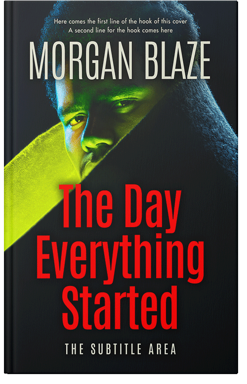 Front view of Premade Mystery & Thriller & Suspense Book Cover - Hot Cinnamon