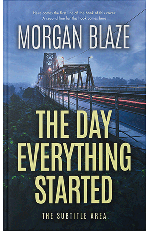 Premade Book Cover Beryl Green
