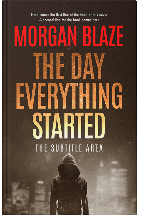 Front view of Premade Mystery & Thriller & Suspense Book Cover - Copperfield