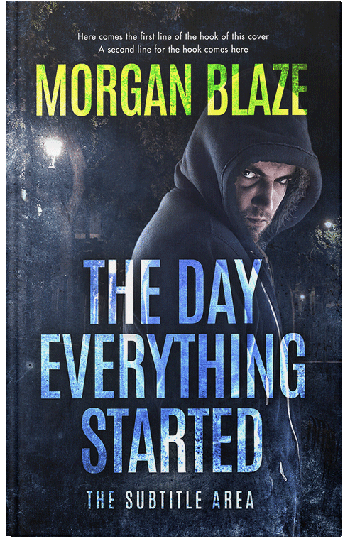 Front view of Premade Mystery & Thriller & Suspense Book Cover - Mirage