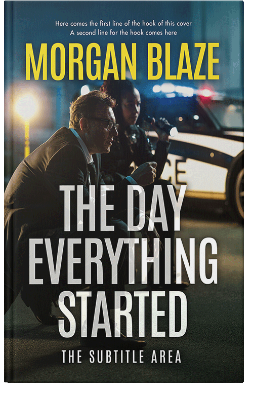 Front view of Premade Mystery & Thriller & Suspense Book Cover - Sapling