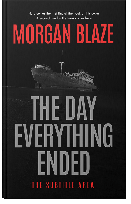 Front view of Premade Mystery & Thriller & Suspense Book Cover - Cod Gray