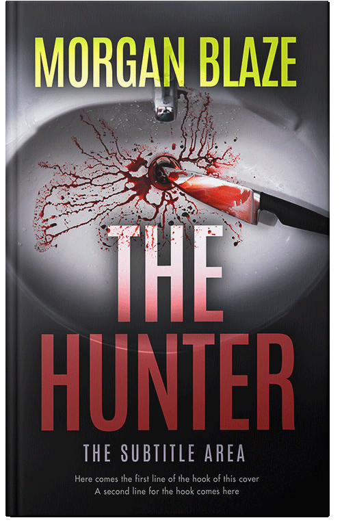 Front view of Premade Horror Book Cover - Akaroa