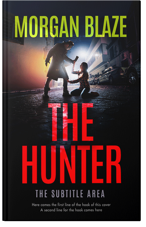 Front view of Premade Horror Book Cover - Woodsmoke