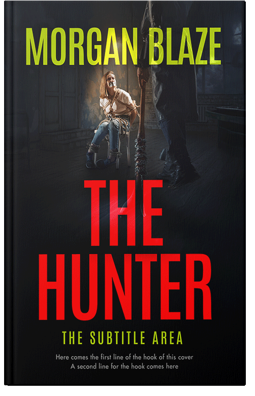 Front view of Premade Horror Book Cover - Pomegranate