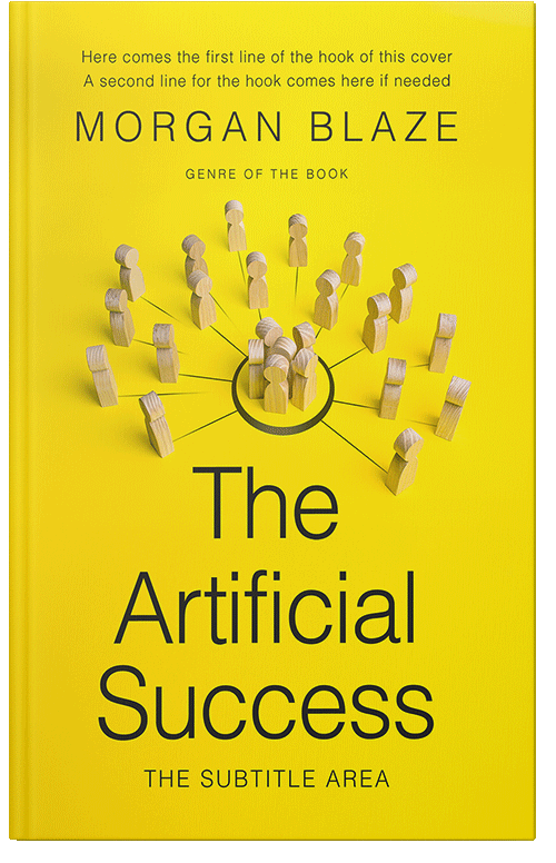 Front view of Premade Business Book Cover - Turbo