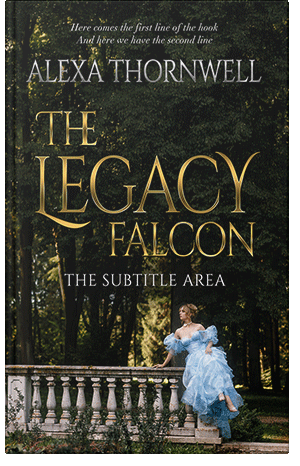 Premade Book Cover Heathered Gray