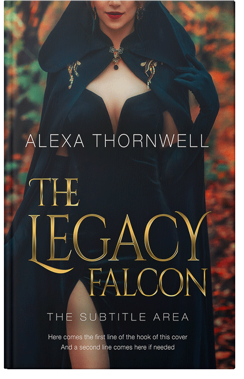 Front view of Custom & Premade Paranormal & Urban Book Cover - Ebony #35924 | BookCoverZone*