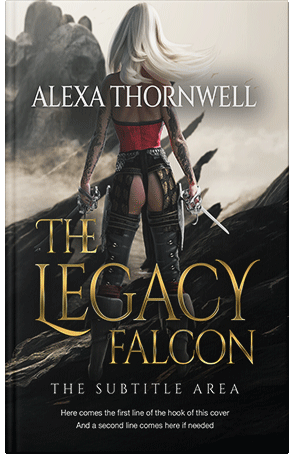 Premade Book Cover Soft Amber