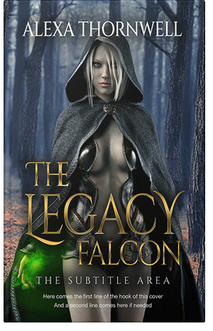 Premade Book Cover Outer Space