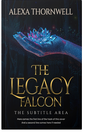 Premade Book Cover Ebony