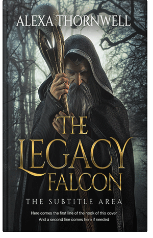 Premade Book Cover Shark