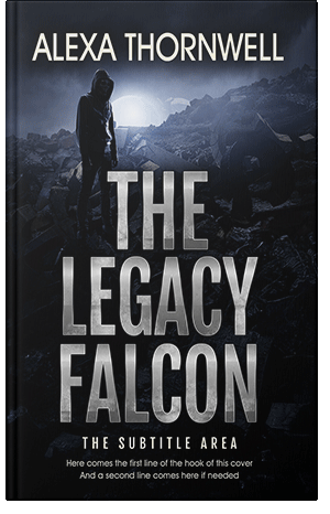 Premade Book Cover Silver Sand