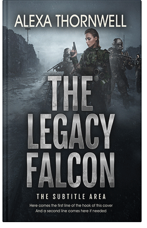 Premade Book Cover Shark