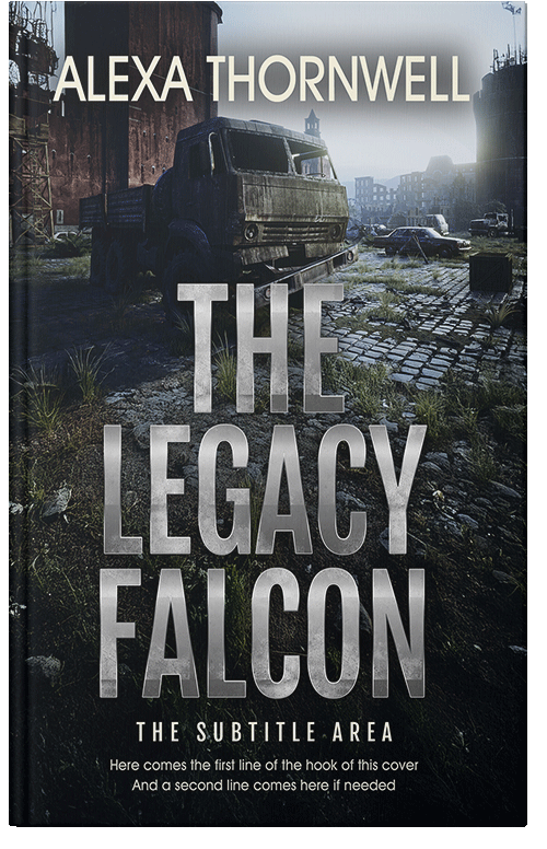 Front view of Custom & Premade Apocalyptica Book Cover - Silver Sand #35960 | BookCoverZone*