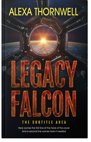 Premade Book Cover Copper