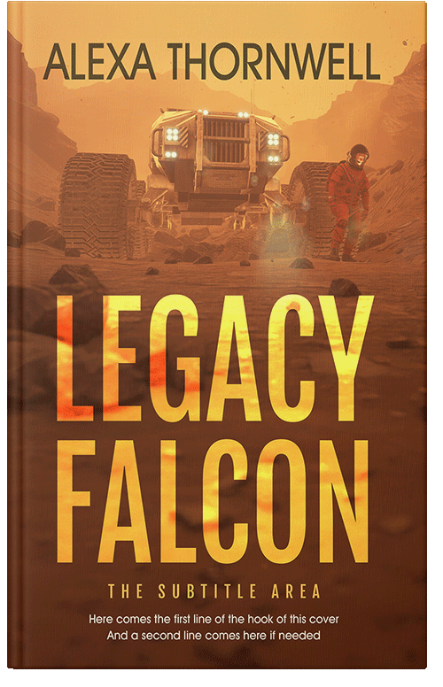 Front view of Custom & Premade Science Fiction Book Cover - Walnut #35974 | BookCoverZone*