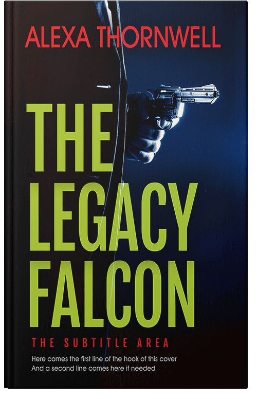 Front view of Custom & Premade Mystery & Thriller & Suspense Book Cover - Ebony #35976 | BookCoverZone*