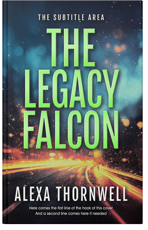 Front view of Premade Action & Adventure Book Cover - Pine Glade #35990 | BookCoverZone*