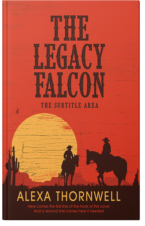 Front view of Premade Western Book Cover - Paco #36014 | BookCoverZone*