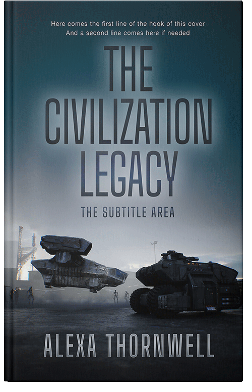 Front view of Premade Science Fiction Book Cover - Gable Green #36021 | BookCoverZone*