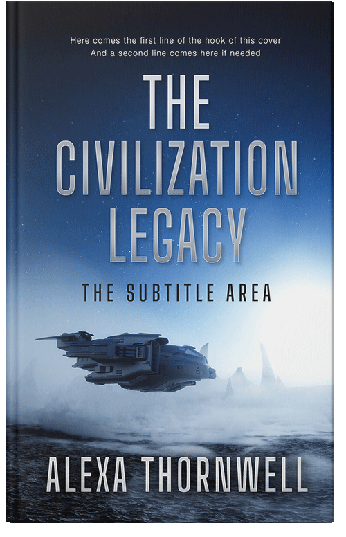 Front view of Premade Science Fiction Book Cover - Botticelli #36028 | BookCoverZone*