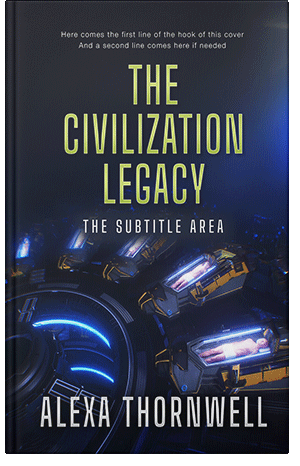 Premade Book Cover Ebony