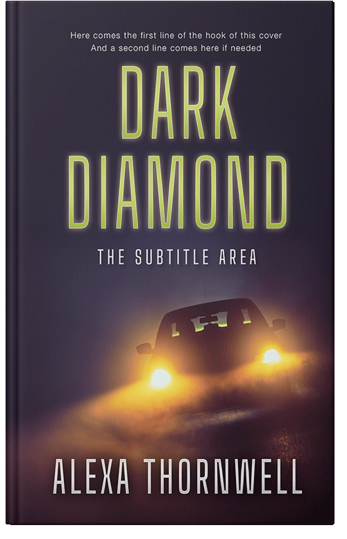 Front view of Premade Mystery & Thriller & Suspense Book Cover - Bleached Cedar #36031 | BookCoverZone*