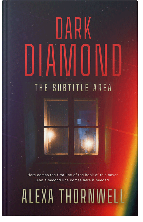 Front view of Premade Mystery & Thriller & Suspense Book Cover - Valencia #36034 | BookCoverZone*